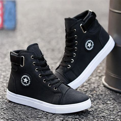 men's casual high top sneakers.